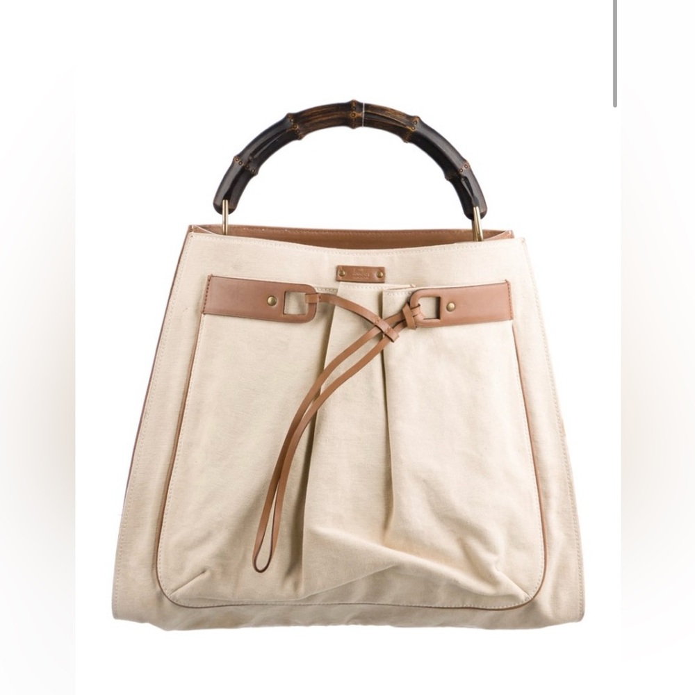 Gucci bamboo top handle bag